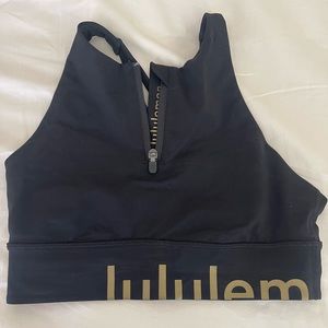lululemon high neck long line energy bra